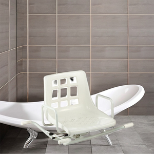 Chaise de douche et de toilette multifonctionnelle pour personnes âgées, fixée au mur, pliable, équipement de sécurité pour le transport mobile - Product Image 4