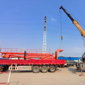 Plataforma elevadora hidráulica autopropulsada montada en camión para la construcción de techos de acero - Product Image 4