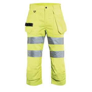 BLAKLADER - 713918113300C34 Pantalones cortos de pirata de alta visibilidad para mujer Amarillo-EAN 7330509541333 ROPA DE TRABAJO DE 2017 - Product Image 1