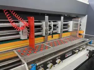 Automatic High Speed Flexo Printing Slotting Die Cutting Machine For Corrugated Paperboard Making Machine