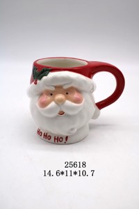 Taza de Café de Cerámica 3D de Navidad con Diseño de Papá Noel <span class=keywords><strong>Hohoho</strong></span>, Taza para Leche - Product Image 6
