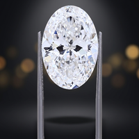 Diamante Ovalado de Alta Calidad, Corte Mixto, Cultivado en Laboratorio, 10.22ct, Claridad VS1, Color E, Perforado con Láser, Certificado IGI, para Joyería