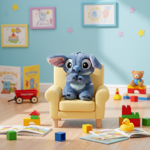 Orsacchiotto Luminoso con Ninna Nanna, Peluche Calmante che Dorme, Asinello e Gatto che Canto la Ninna Nanna, Musica Notturna per Neonati - Product Image 6