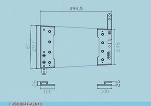 047 High Quality Speaker Part Aluminum Rigging <strong>System</strong> 10 Inch <strong>Line</strong> <strong>Array</strong> Accessories - Product Image 2