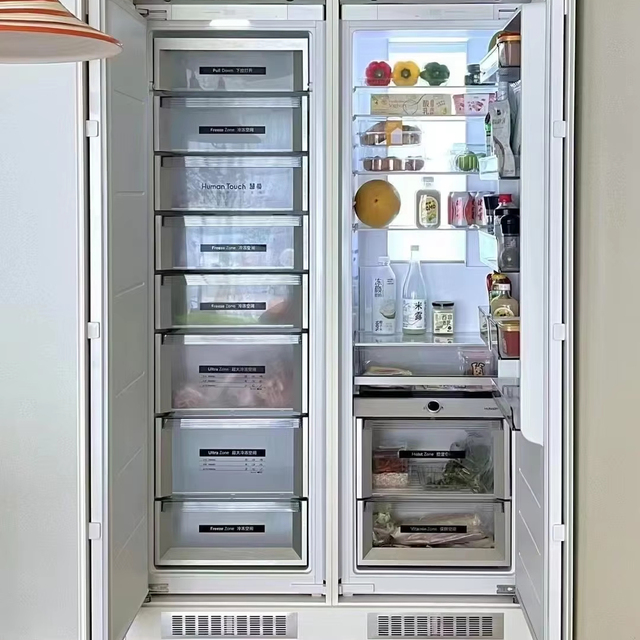 Artaus Panel Ready Built in Refrigerator Home Panelable Built-in Refrigerator Large Side by Side Built-in Refrigerator