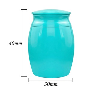 Mini Luxury Pet Cremation Urn Small <strong>Ashes</strong> <strong>Keepsake</strong> for Dogs and Cats Carved Memorial Resting Place for Pet Owners - Product Image 2