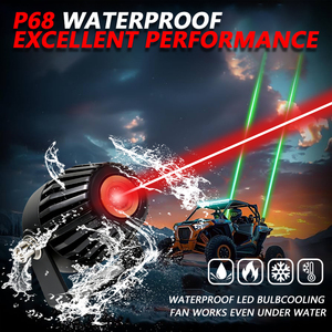 Wasserdichtes Laser-Offroad-Licht mit Ultra-Langstreckenstrahl für 4x4-Trucks, Boote, Yachten, Marine-Suchscheinwerfer in Rot, Grün, Blau, 12-80V - Product Image 1