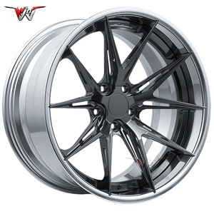 ล้ออัลลอยด์ฟอร์จสั่งทำพิเศษสีโครเมียมทอง 2 ชิ้น ขนาด 18-22 นิ้ว 5x112/120 PCD สำหรับขอบล้อรถยนต์ ใหม่ - Product Image 4