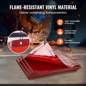 Cortina de Protección para Soldadura de PVC, Pantalla de Soldadura Resistente a Altas Temperaturas e Ignífuga - Product Image 3