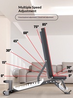 Banc de musculation pliable en métal, multifonctionnel, pour la maison, planche de sit-up, chaise de fitness, banc de musculation professionnel pour hommes