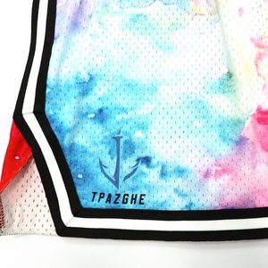 Pantalones Cortos de Baloncesto de Malla Personalizados con Cintura Elástica, Impresión por Sublimación, Pantalones Cortos Deportivos para Hombre, Pantalones Cortos de Malla con Entrepierna de 5 Pulgadas - Product Image 4