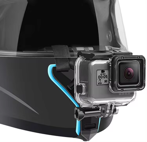 Kit 5 en 1 pour <span class=keywords><strong>casque</strong></span> de <span class=keywords><strong>moto</strong></span>, support de mentonnière rotatif, sangle pour téléphone portable pour <span class=keywords><strong>GoPro</strong></span> Hero, caméra d'action sportive - Product Image 5