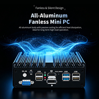 Mini PC Firewall Intel N150 sin Ventilador con 4 Puertos Ethernet 2.5G, Router VPN PfSense para Oficina en Casa e Industrial, Computadora Servidor de Bajo Consumo