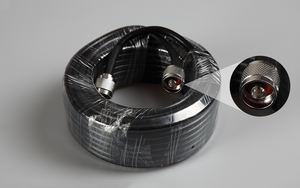 Accesorio repetidor <span class=keywords><strong>Cable</strong></span> de comunicación RG60 de <span class=keywords><strong>30</strong></span> <span class=keywords><strong>metros</strong></span> con conectores tipo N-macho de 2 extremos para conectar <span class=keywords><strong>antena</strong></span> y amplificador - Product Image 4