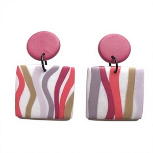 2026 Trendy Fancy Fashion Acrylic Resin Hoop Earrings With Designer Stylish Party Statement Earrings Jewelry Wedding Party Woman - Product Image 3