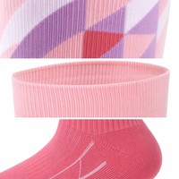 Chaussettes de compression respirantes à motif géométrique, hauteur genou, avec soutien gradué, antidérapantes, pour le sport, les soins infirmiers, les voyages et la grossesse