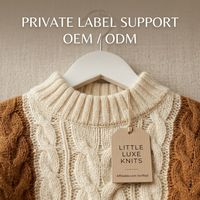 Ropa para Niñas Grandes, Suéter de Punto Oversize para Bebés, Manga Abullonada, Bloques de Color, Jersey para Niñas Pequeñas, Marca Privada, Tejido de Punto OEM