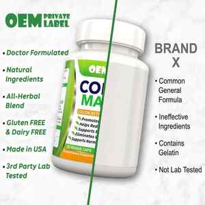 Biochealth 100% ingredientes herbales naturales 15 días limpiar desintoxicación cápsula Colon desintoxicación limpiador intestino salud cápsulas suplemento - Product Image 6