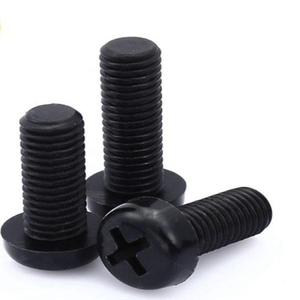 Black white <b>Plastic</b> nylon Pan Head Nylon Machine <b>Screw</b> M2 M6 - Product Image 2