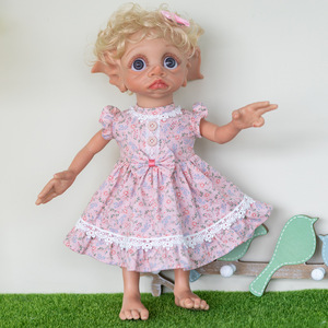 Hot Sale Elf Reborn Puppen für Mädchen Geschenk DIY handgemachte lebensechte Fee <span class=keywords><strong>Pixie</strong></span> Baby Wiedergeburt Puppe Kunst Sammler Spielzeug - Product Image 2