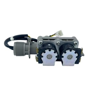 Valve d'admission d'eau pour lave-linge électrique Haier, compatible avec la pièce d'origine <span class=keywords><strong>Bosch</strong></span> Essential 0024000404CA, en plastique noir durable, 220V - Product Image 1