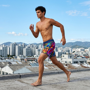 Shorts de sport pour hommes de niveau professionnel, tissu performant à séchage rapide, flexibilité améliorée, taille élastique, ajustement sécurisé, cordon de serrage, poche pratique - Product Image 2