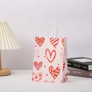 Bolsas de Regalo de Papel Kraft para el Día de San Valentín, Bolsas de Regalo Portátiles para Decoración de Regalos de Boda, Venta al por Mayor DAMAI - Product Image 5