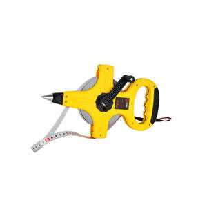 ตลับเมตรสตาร์มาร์คแบบม้วนกลับอัตโนมัติ 50 เมตร ใบมีดไฟเบอร์กลาส ระบบคืนสายอัตโนมัติ หน่วยเมตริก โครงพลาสติก พร้อมระบบล็อคแบบคันโยก - Product Image 1