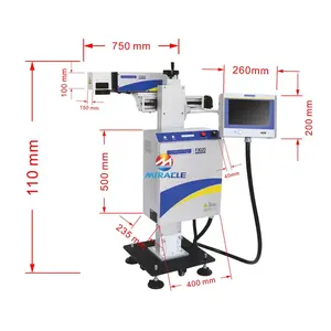 Prix bon marché Machine de gravure laser Imprimante de marqueur de tuyau en pvc Machine de marquage laser à fibre à grande vitesse à vendre