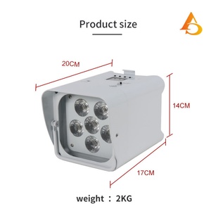 AICPOSE - Foco LED Inalámbrico de Aluminio de 6 x 18 W, RGBW, DMX512, Alimentado por Batería - Product Image 3