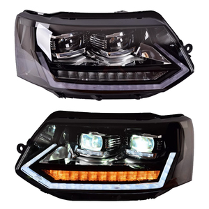YU GUANG luci di testa di alta qualità per <span class=keywords><strong>Volkswagen</strong></span> Multivan Transporter <span class=keywords><strong>T5</strong></span> <span class=keywords><strong>Caravelle</strong></span> 2010-2015 faro a LED DRL luce anteriore - Product Image 1