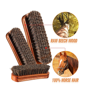 <span class=keywords><strong>Cepillo</strong></span> <span class=keywords><strong>para</strong></span> Zapatos de Crin de Caballo, <span class=keywords><strong>Cepillo</strong></span> <span class=keywords><strong>para</strong></span> Limpiar Zapatos, Herramienta de Limpieza de Zapatos Suave y Eficaz - Product Image 2