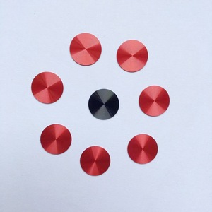 Autocollants décoratifs en aluminium Guosheng à motif CD, 14 mm, gravure au laser, pour interrupteurs électriques - Product Image 4