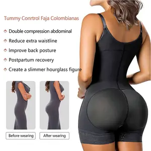 INTIFLOWER BL01 Faja Body Shaper pour les femmes contrôle du ventre mince Colombianas Fajas rembourré fesses Shapewear en gros