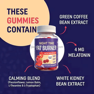 Gummies Brûle-Graisse Nocturnes pour un Ventre Plat, Contrôle du Poids et Boost d'Énergie avec Mélatonine - Product Image 5