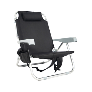 Lightweight <b>Metal</b> Modern Foldable Portable Storage Pouch Collapsible Outdoor Camping <b>Folding</b> <b>Chair</b> Easy Carry- Tailgate Fishing - Product Image 1