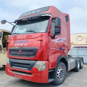 Camion lourd d'occasion fiable <span class=keywords><strong>SINOTRUK</strong></span> HOWO <span class=keywords><strong>T7H</strong></span> <span class=keywords><strong>540</strong></span> 6x4 Euro 5 Diesel avec direction à gauche pour le transport de conteneurs - Product Image 2