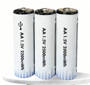 High Demand USB C <strong>Rechargeable</strong> <strong>AA</strong> <strong>Batteries</strong> 1.5V Li-ion 2500mWh Long Lasting - Product Image 1