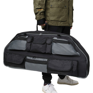 Sac de rangement portable pour arc et flèches de grande capacité, 1,2 m, pour la chasse, noir, tissu Oxford 600D - Product Image 4