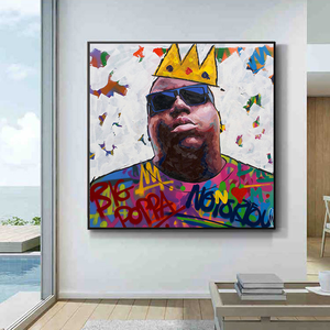 Pósteres y Cuadros Decorativos de <span class=keywords><strong>Graffiti</strong></span> Rich Life, Impresiones Artísticas para Decoración de Sala de Estar - Product Image 6