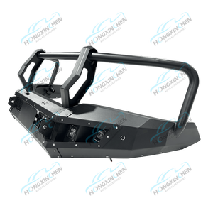 工厂批发帕杰罗NP300 LC100/LC200/LC150车型带发光二极管钢前杠的汽车前保险杠 - Product Image 1