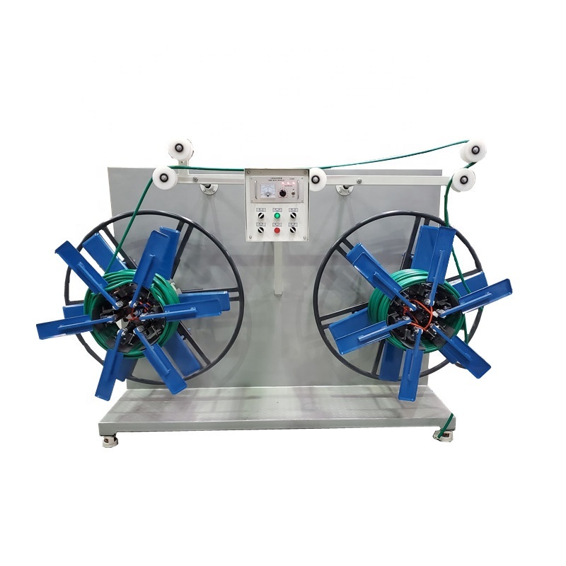 Double Disk Winder Plastic Pipe Coiler