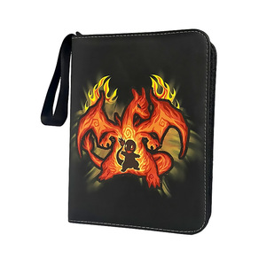 <span class=keywords><strong>Album</strong></span> de <span class=keywords><strong>cartes</strong></span> de dessins animés à quatre compartiments, pages à feuilles mobiles à quatre ou neuf compartiments, fermeture éclair en PU <span class=keywords><strong>pour</strong></span> le rangement des <span class=keywords><strong>cartes</strong></span> <span class=keywords><strong>Pokémon</strong></span> - Product Image 4
