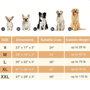 Pet Dog <b>Cat</b> Bed Canvas Material Waterproof Liner Machine Washable Small Large Sizes Cool Warm Mattress - Product Image 3