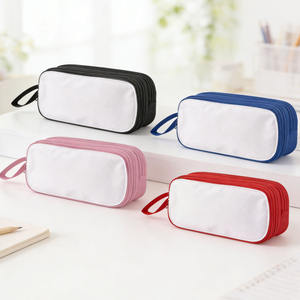 Estuche para Lápices Personalizado por Sublimación, Doble Capa, Poliéster 600D, Panel de Impresión Desmontable, 4 Colores, Bolsa para Material Escolar, Directo de Fábrica - Product Image 1