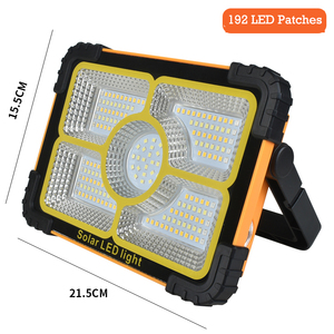 Châu Phi Ngoài Trời Không Thấm Nước USB Sạc Nhanh Tích Hợp Năng Lượng Mặt Trời Chiếu Có Thể Sạc Lại Ngoài Trời Vườn Cảm Biến Năng Lượng Mặt Trời Đèn Pha LED - Product Image 2