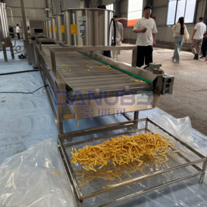 Ligne de production de frites entièrement automatique : équipement de nettoyage, pelage, découpe, séchage et friture des pommes de terre - Product Image 5
