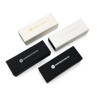 Étui en cuir PU pour lunettes de vue et de soleil, avec logo personnalisé