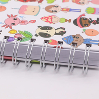 Cuaderno de tapa dura al por mayor precio bajo planificador de papel Kraft con composición de diario de bolsillo gráfico personalizado