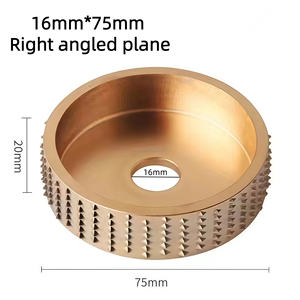 Mới 75mm Burr Mài bánh xe cứng Máy bay Cạnh hồ quang chế biến gỗ đánh bóng nhựa thúc đẩy đĩa Góc Mài công cụ điện - Product Image 2